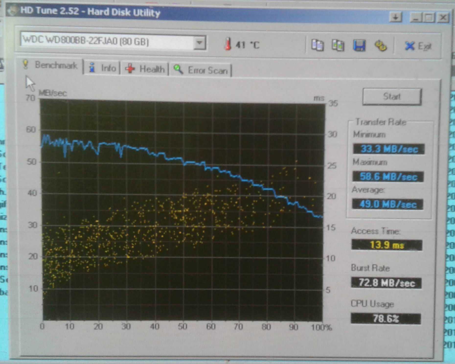 HDD WD800 80 Gb 7200 rpm
