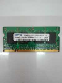 Memória RAM 512MB DDR2 SAMSUNG 2Rx16 PC2-5300S-555-12-A3