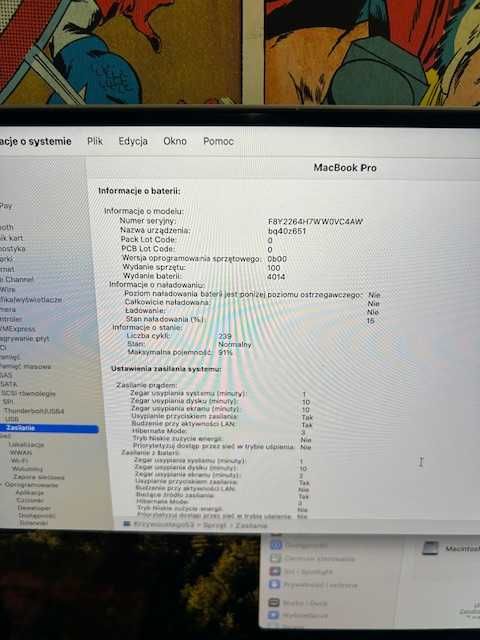 MacBook Pro 16 M1 PRO Dysk 1TB 16gb A2485 FV23% Space Gray Szczecin