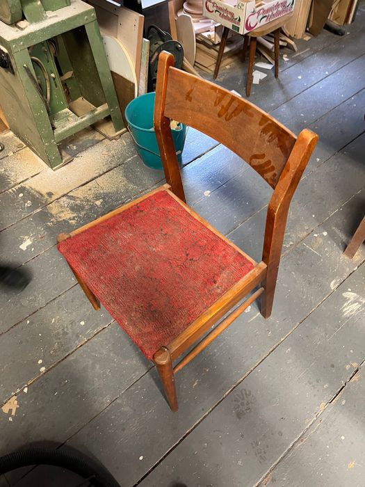 Krzesło po renowacji