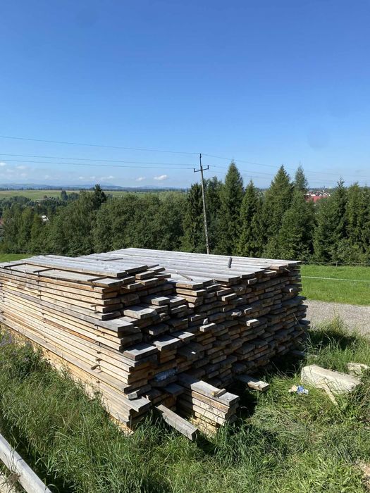 Deski jodła /świerk Gr 50mm/ dł+5m/ szer 28-40cm