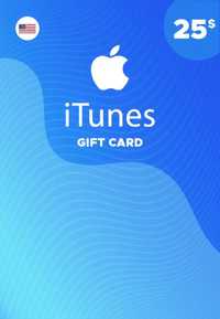 Подарункова карта iTunes / App Store Gift Card $25 (USA)-регіон