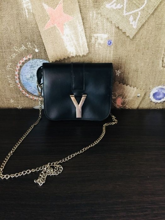 Сумка Yves Saint Laurent Ив Сен Лоран чёрная