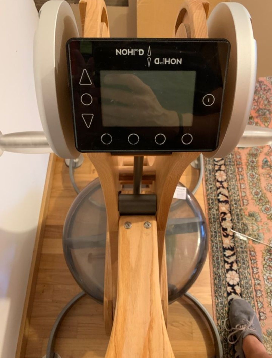Waterrower wioślarz/grinder NOHRD do ćwiczeń górnych parti mięśniowych