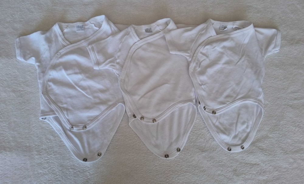 Zestaw 3 bawełnianych bodziaków