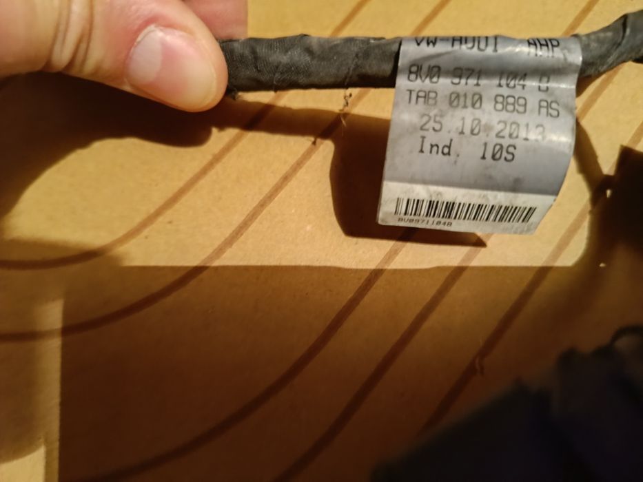 Wiązka tył PDC czujniki parkowania Audi A3/ S3 8v5/ 8v0