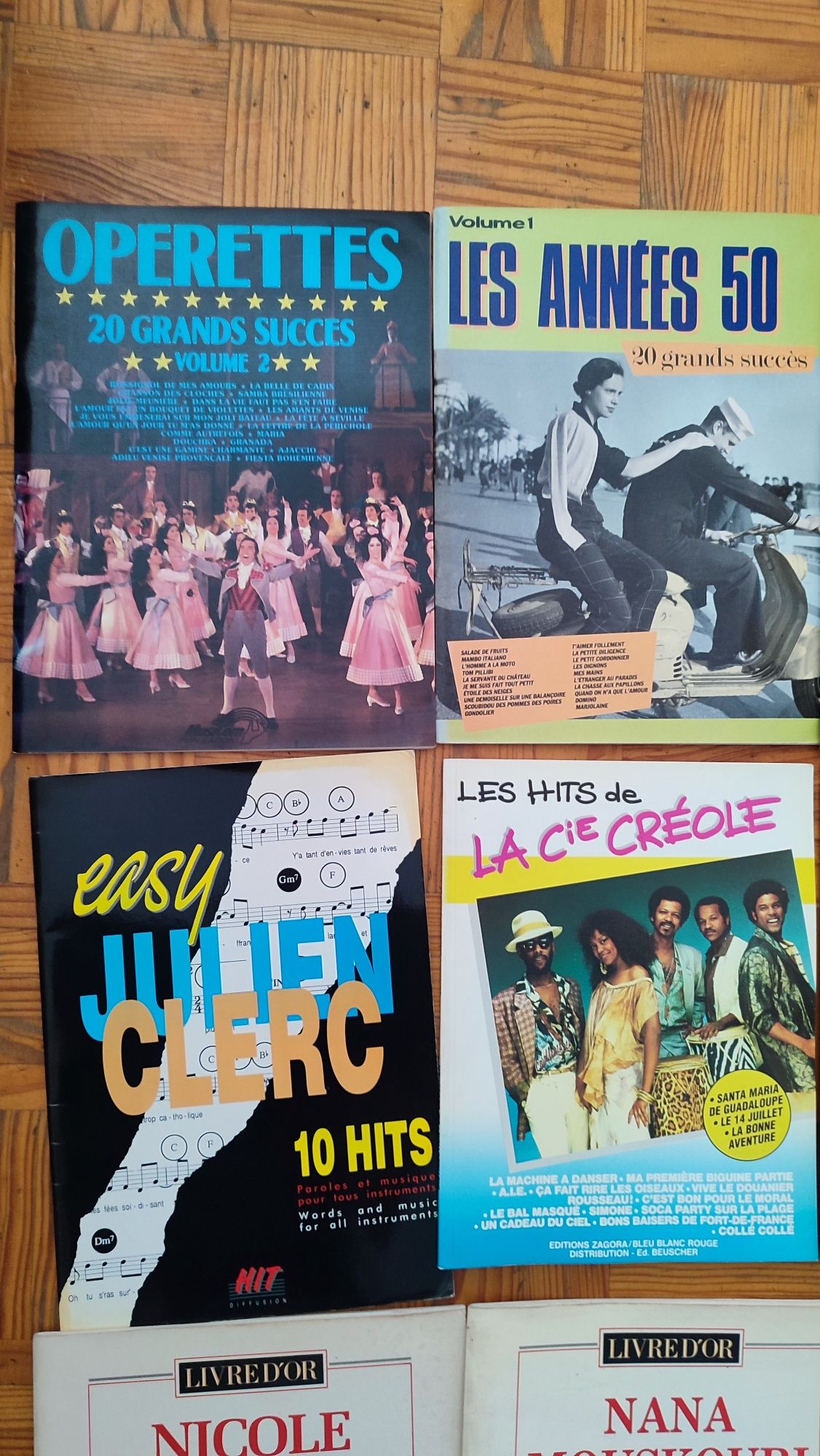 Livros de Pautas Musica - Lote de 12 Livros