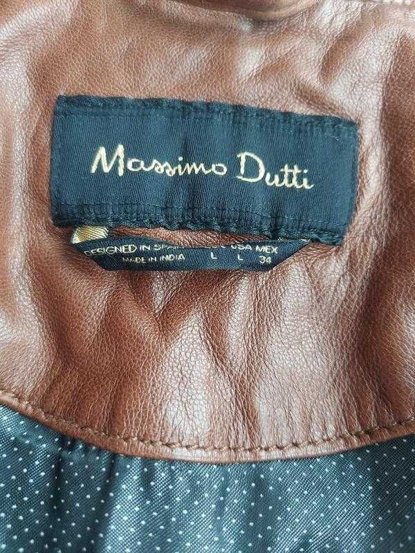 Шкіряна куртка жакет бомбер masdimo dutti