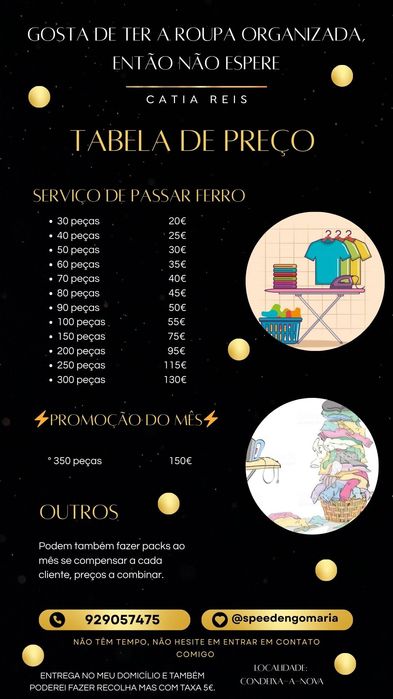 Passo a ferro em casa