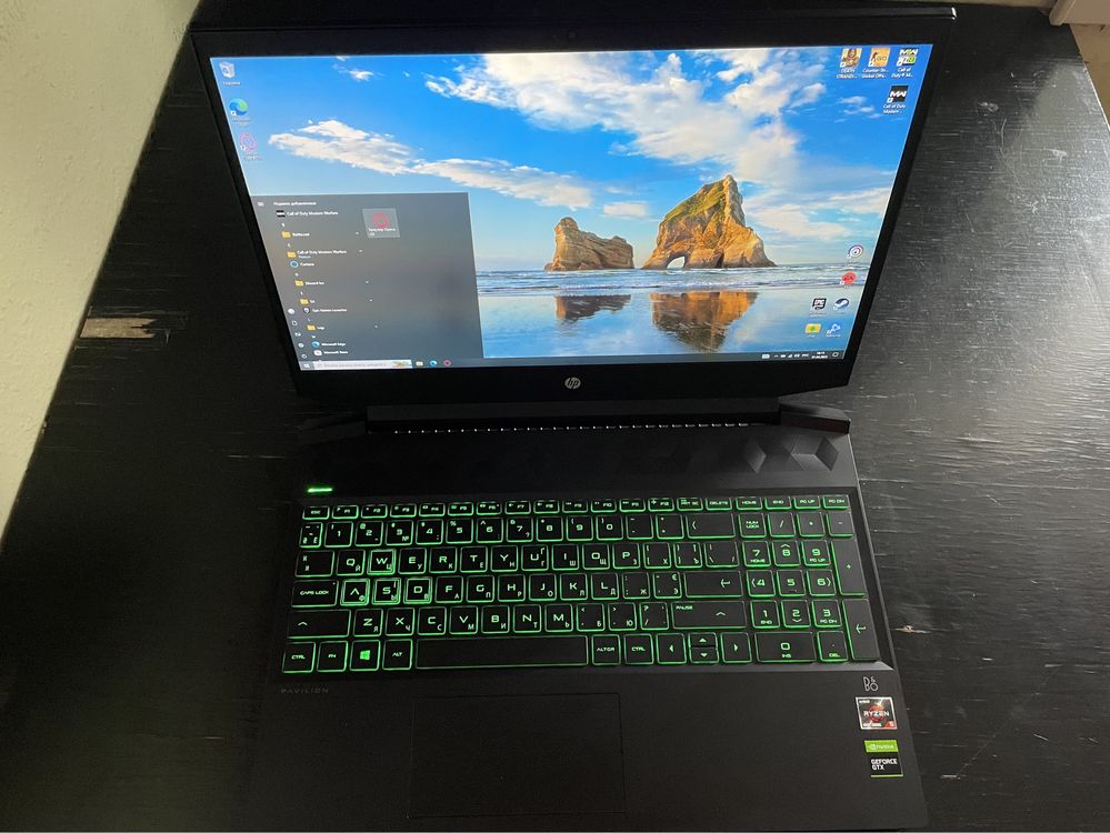 HP gaming laptop 15-1000ua