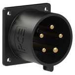 Tomadas Pretas Direitas, PCE, 32A, 5P, (PC3257 E PC6257)