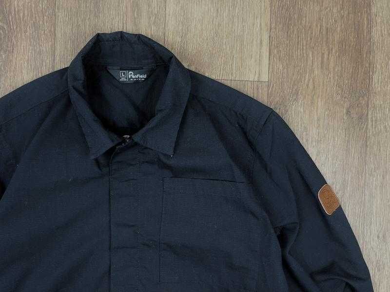 Куртка Penfield чорна чоловіча овердрафт легка вітровка сорочка
