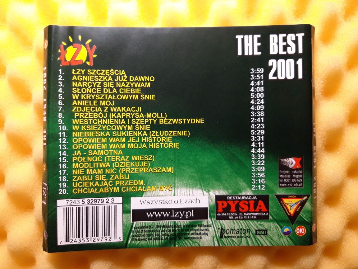 Łzy - The Best 2001 (CD, 2001)