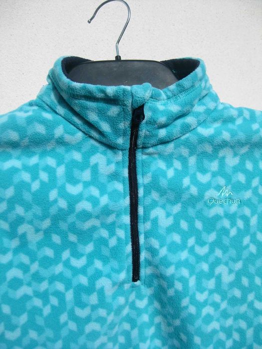 Бирюзовая кофточка флис реглан Decathlon Quechua