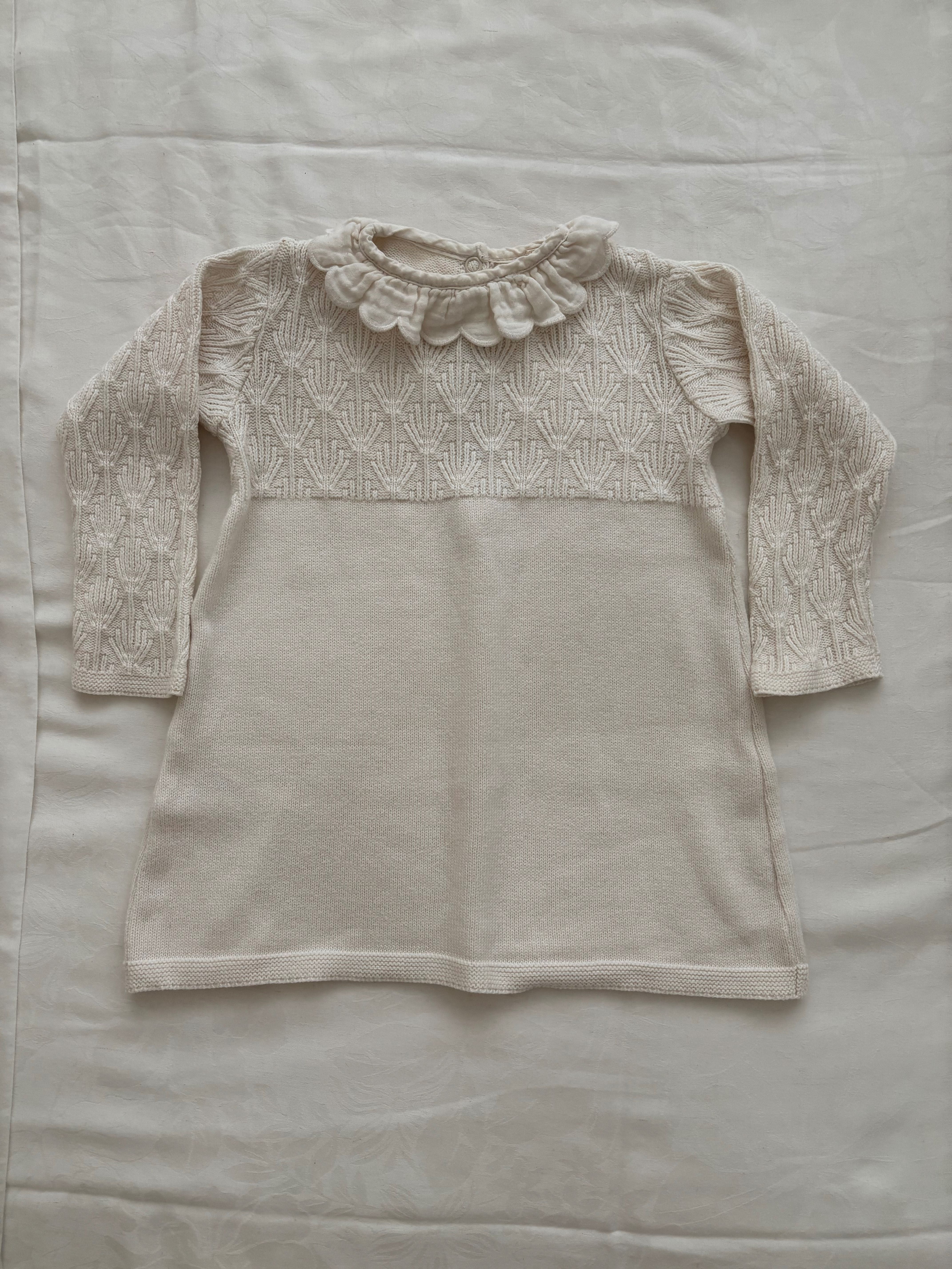 Vestido em Tricot Natura Pura
