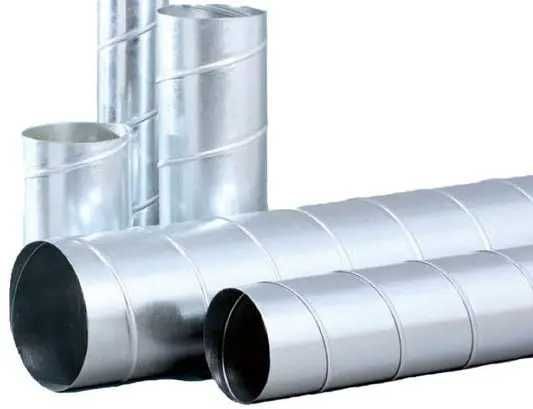 Оцинкована труба СНВ ∅100, 125, 150, 200, 250, 280, 315, 355 мм