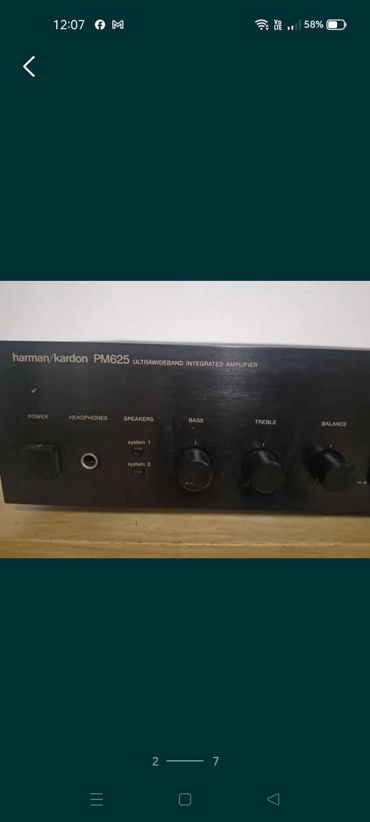 Amplituner Harman/Kardon PM625.
