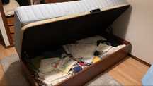 Cama Solteiro 190x90 com Colchao
