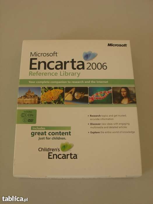 Microsoft Encarta (wersja pudełkowa)