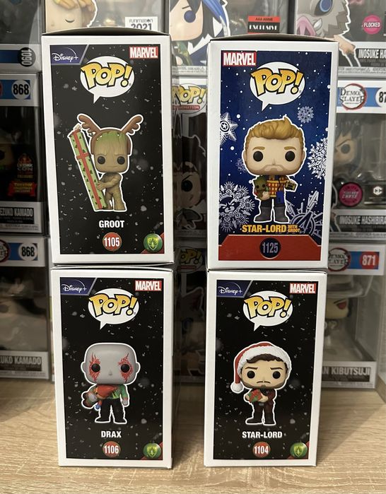 Funko Pop Фанко Стражи галактики Дракс Грут Звездный Лорд Питер Квилл