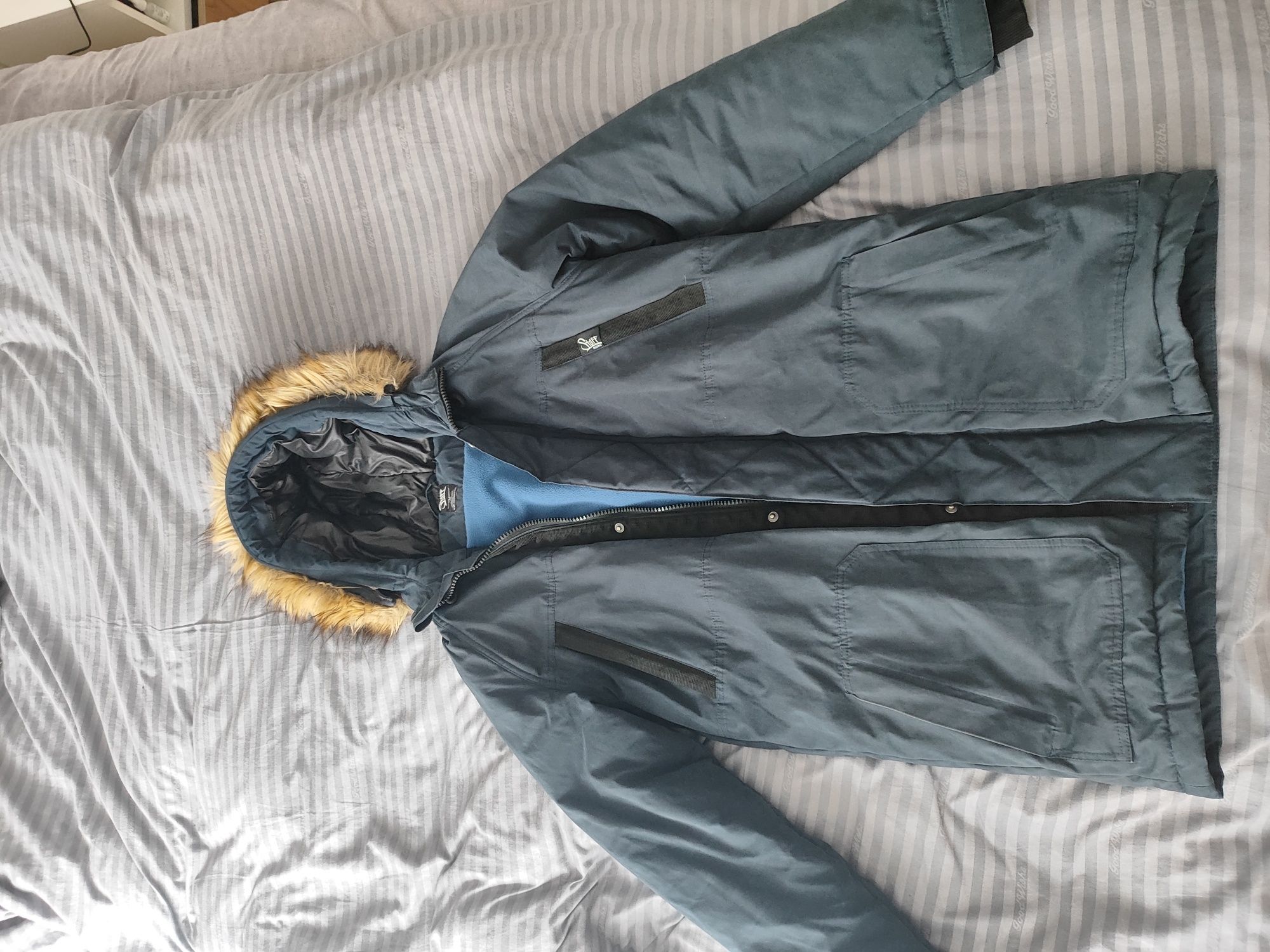 Staff куртка парка зимова чоловіча пуховик M розмір