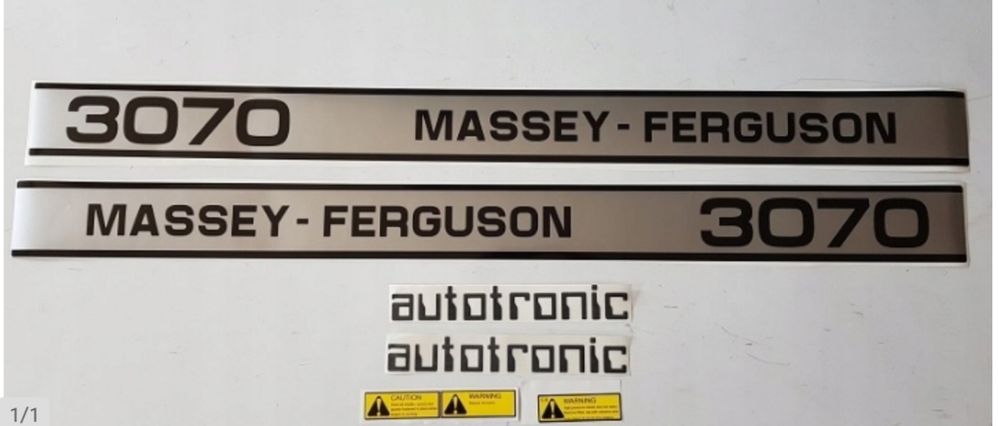 Naklejki Massey Ferguson 3050mf3060mf3065mf3070mf3075