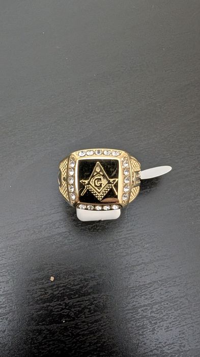 Anéis Masson ouro laminado 18k