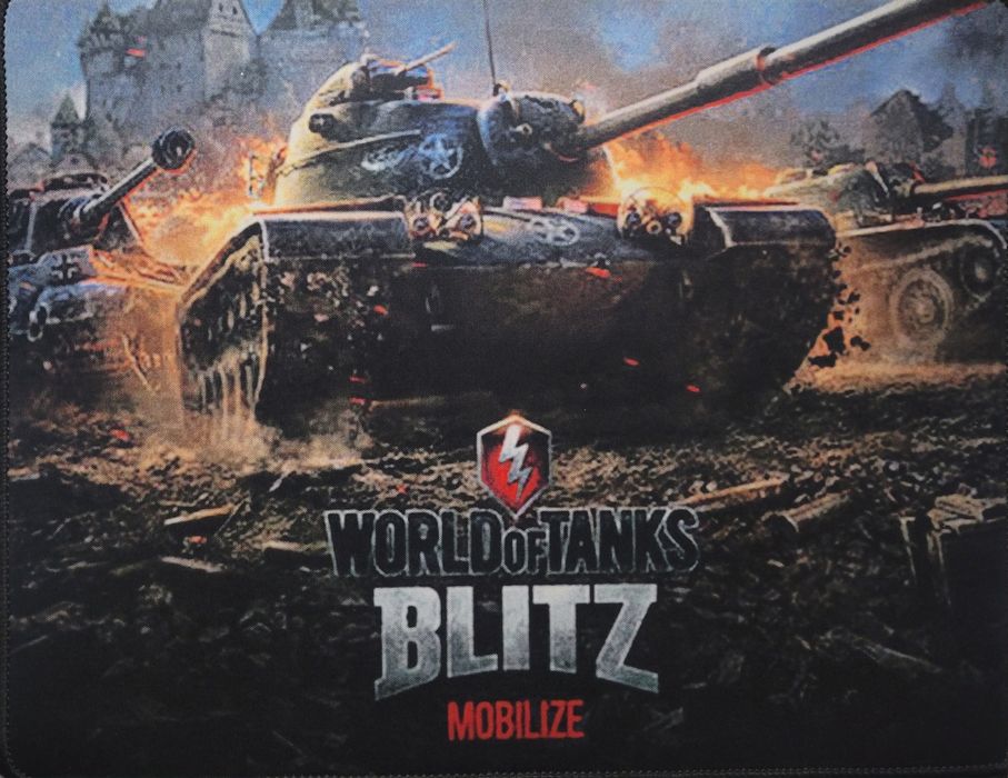 Коврик для мишки комп'ютерний world of tanks тканинний