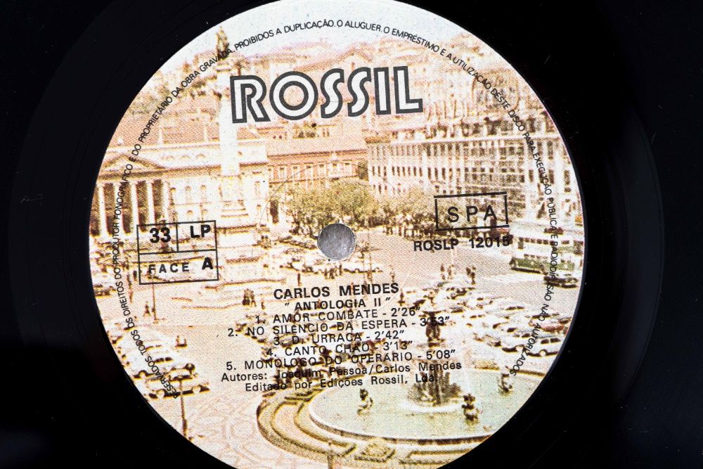 Disco de vinil LP Carlos Mendes, antologia II