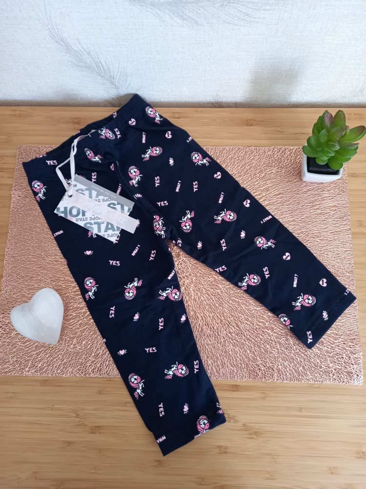 Calça para meninas - Tamanho 12 meses detalhe de Unicórnio NOVO