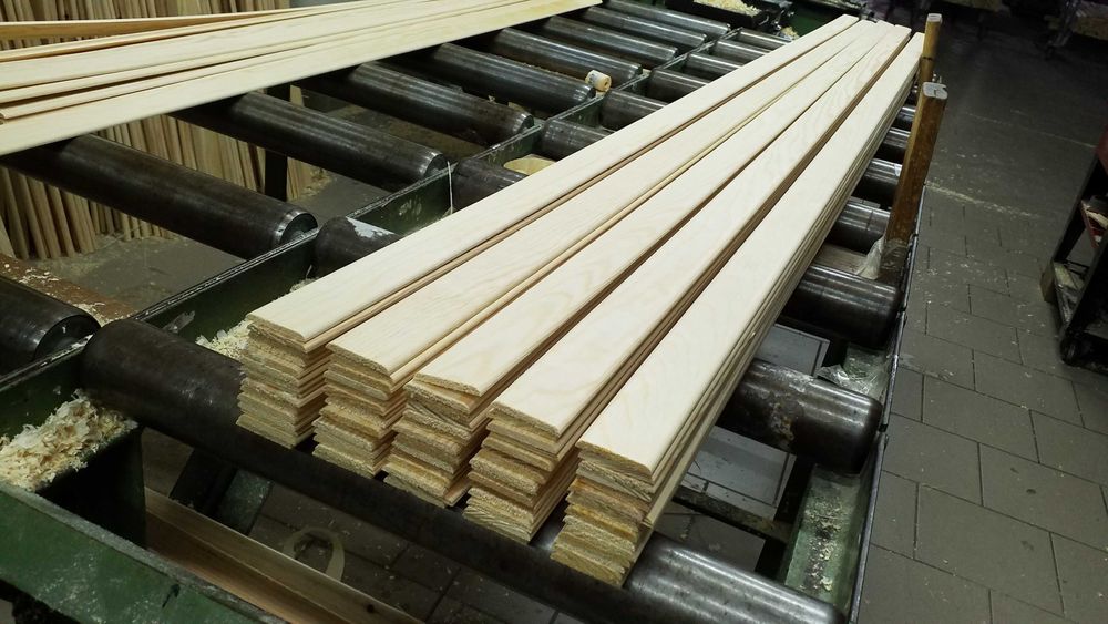 Listwa 5x40 mm maskująca opaska wykończeniowa drewniana uszczelniacz