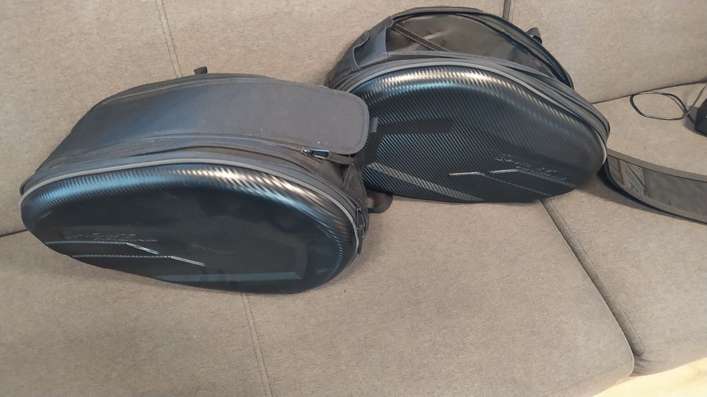 Sakwy motocyklowe. Nie używane