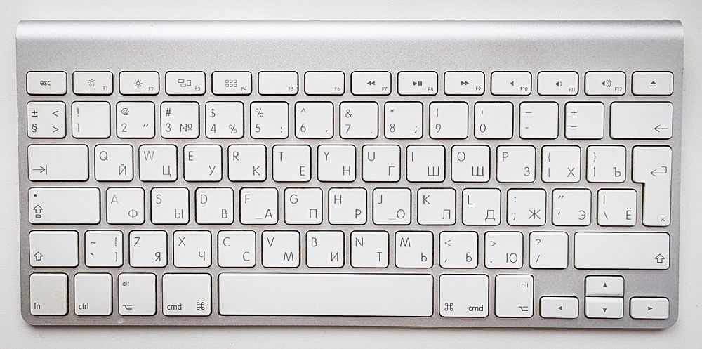 Уценка! Клавіатура Apple A1243 А1314 алюминий usb hub мембранная