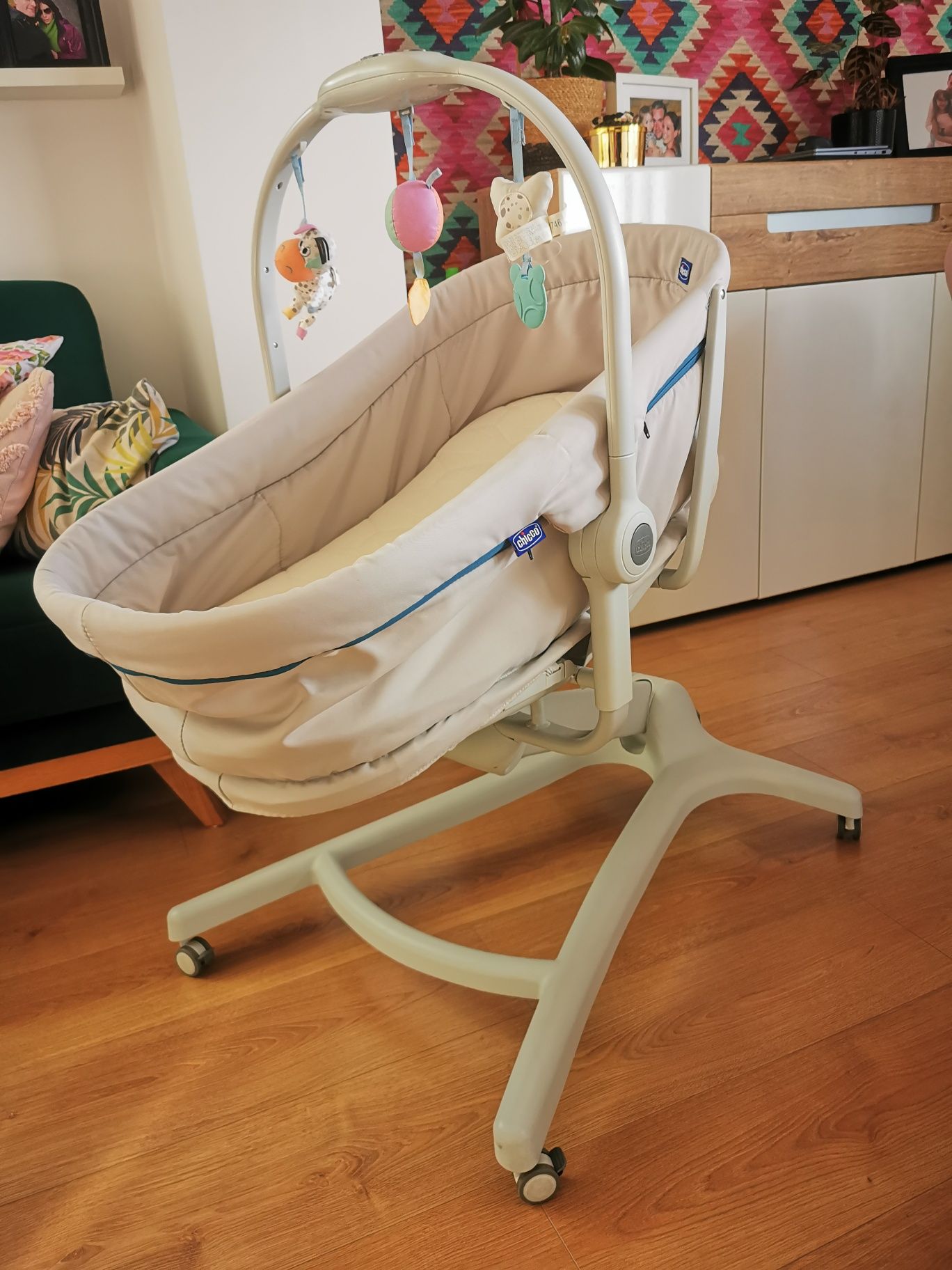 Chicco baby hug 4w1 szare jak nowy