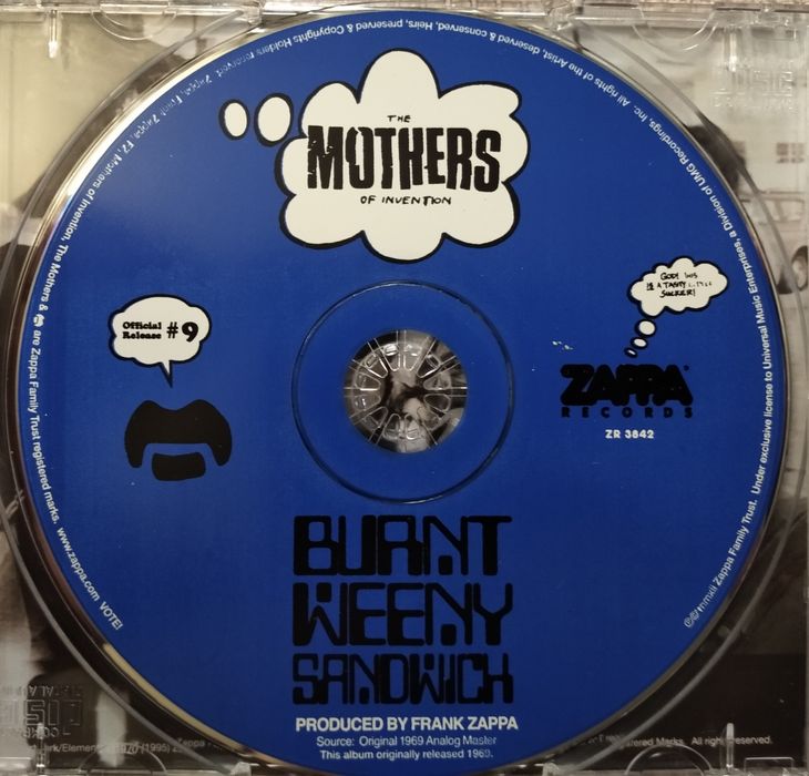 Cd Frank Zappa /The Mothers Of Invention – Burnt Weeny Sandwich (1970)