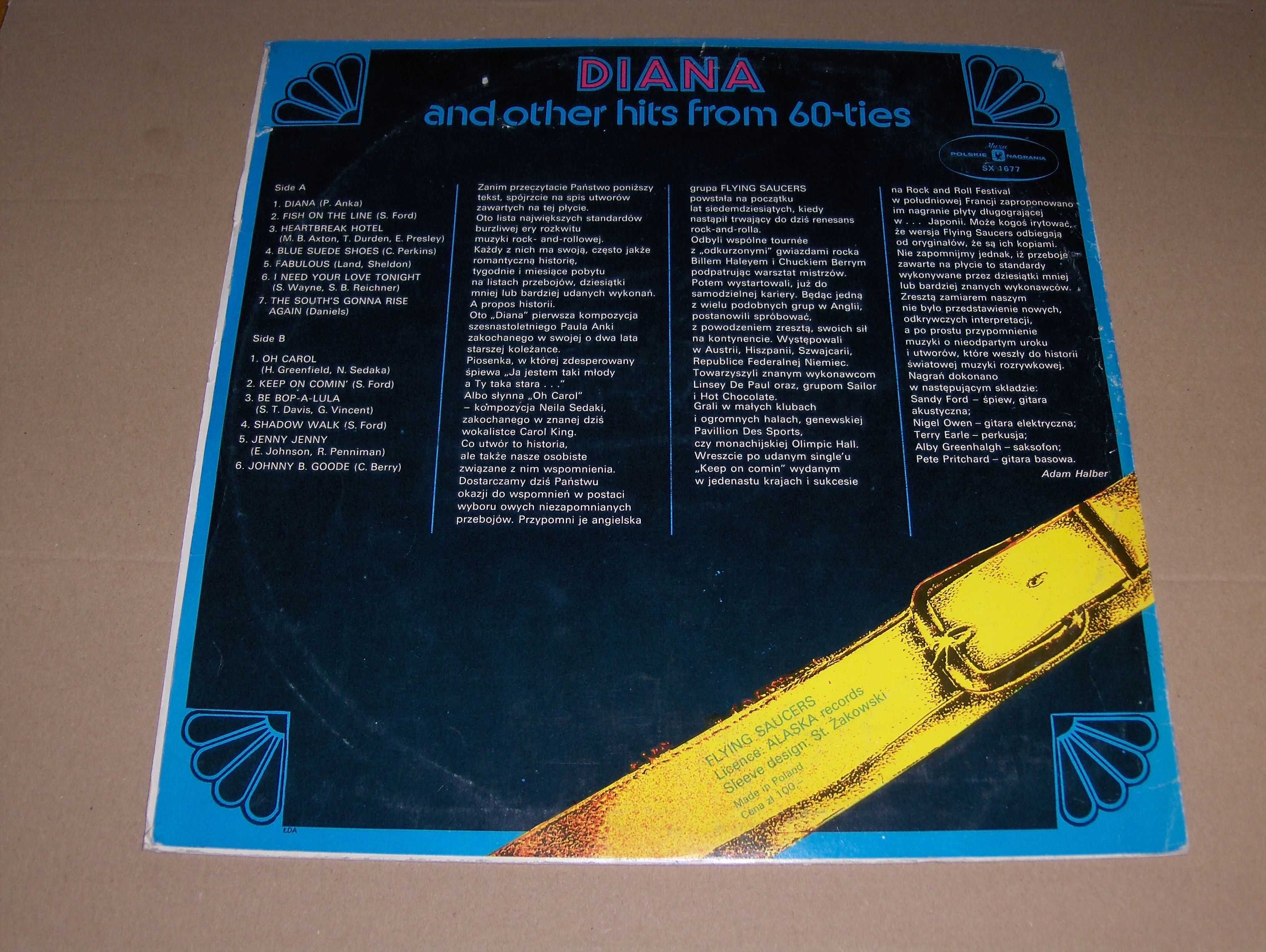 Diana And Other Hits From 60-ties NM ideał