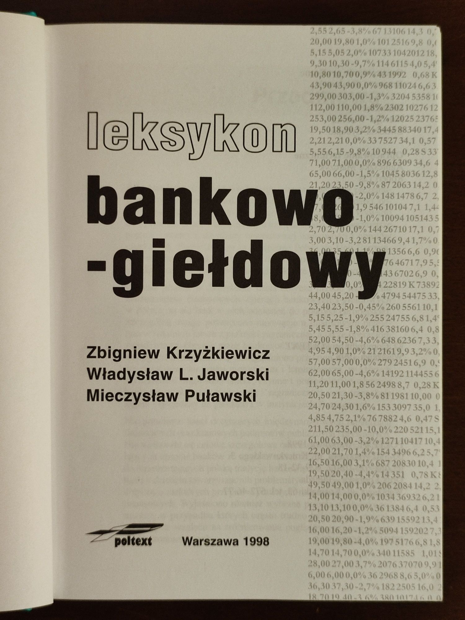 Leksykon bankowo-giełdowy
