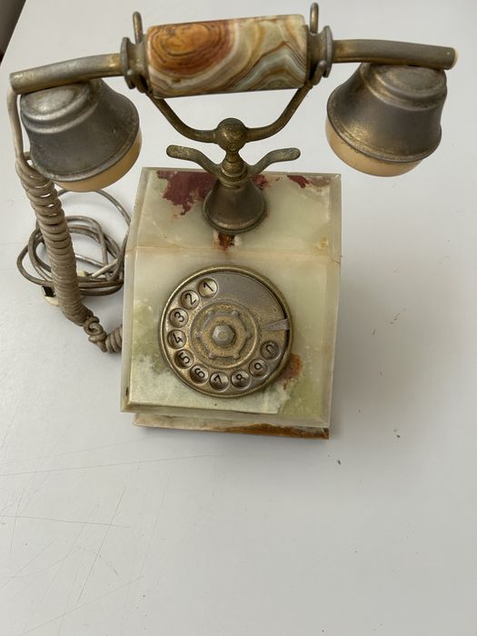 Telefone antigo marmore italiano
