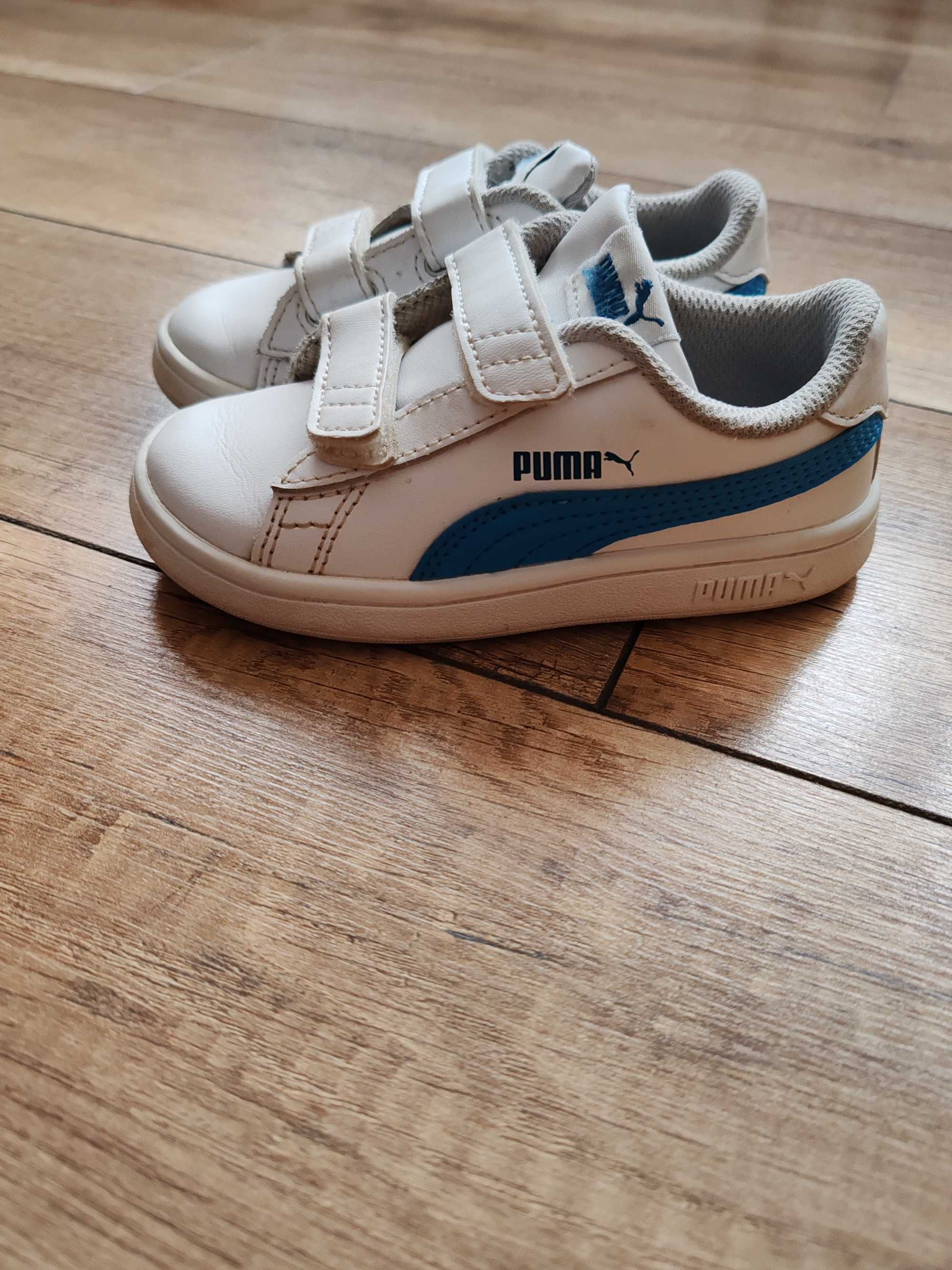 Buty chłopięce adidasy białe PUMA, rozmiar 24