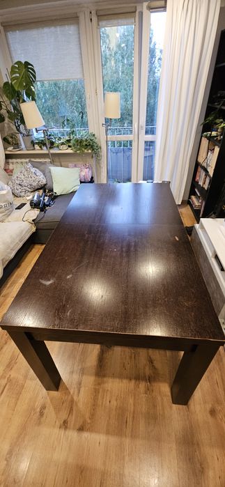 Stół rozkładany 160x90 fornir dębowy