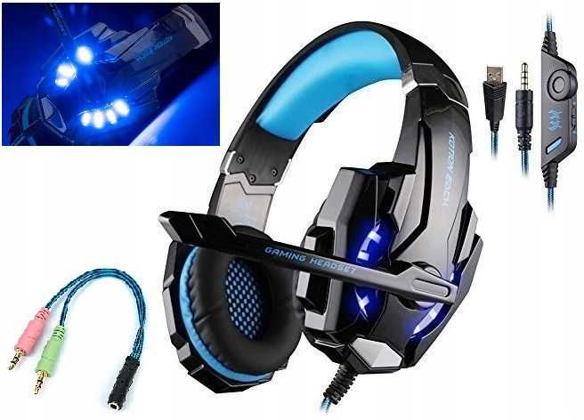 Słuchawki nauszne Kotion G2000 gamingowe dla graczy