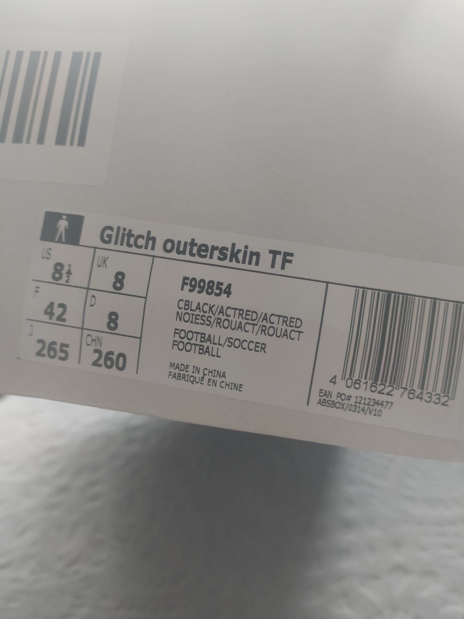 Adidas Glitch outerskin tf. Turfy. NOWE! 42