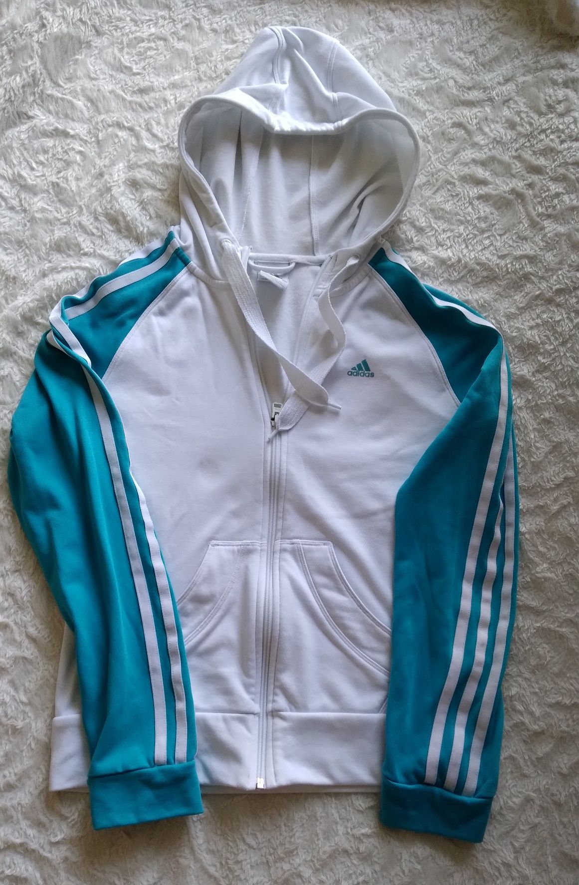 Bluza  z kapturem rozsuwana  - Adidas