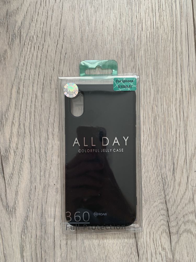 Czarne etui obudowa case Roar jelly case NOWE Iphone X/XS