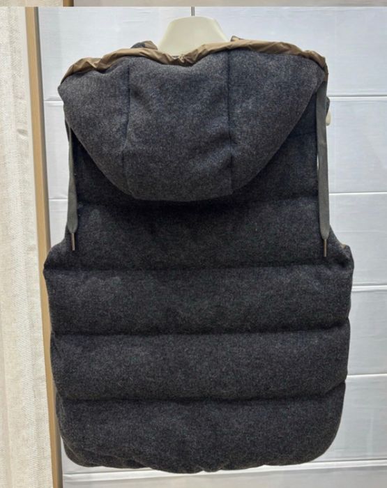утеплені жилети у стилі Brunello Cucinelli /жилет женский /мужской