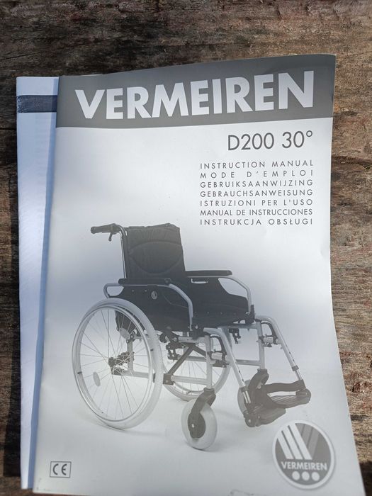 Крісло колісне (нове)багатофункціональне VERMEIREN D200 (БЕЛЬГІЯ)