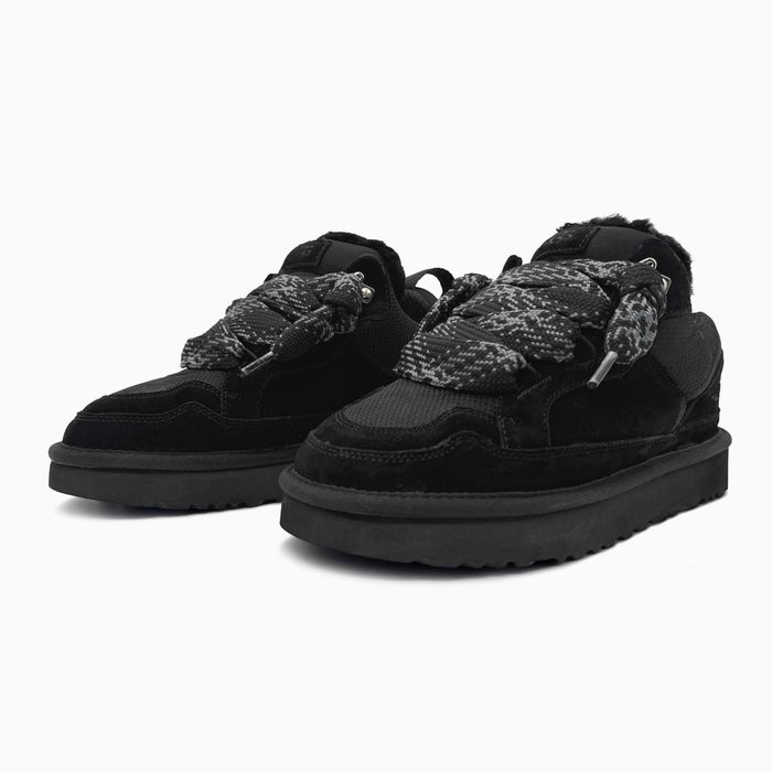 Уггі 36-45 UGG Lowmel Sneaker Black Suede premium угги