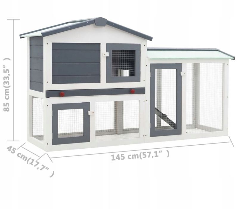 Klatka dla zwierząt wybieg dla krulików gryzoni domek