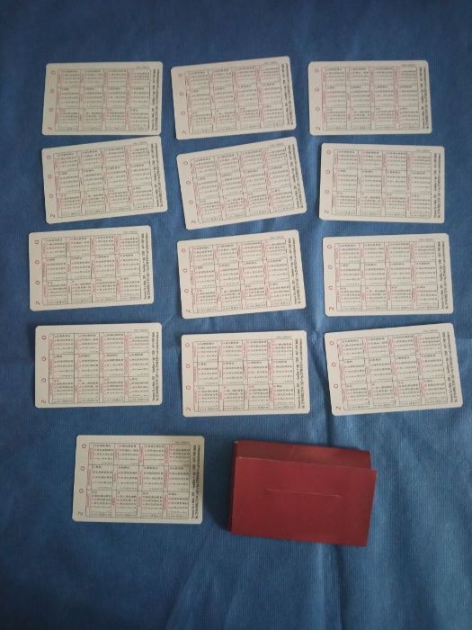 Calendários de Bolso