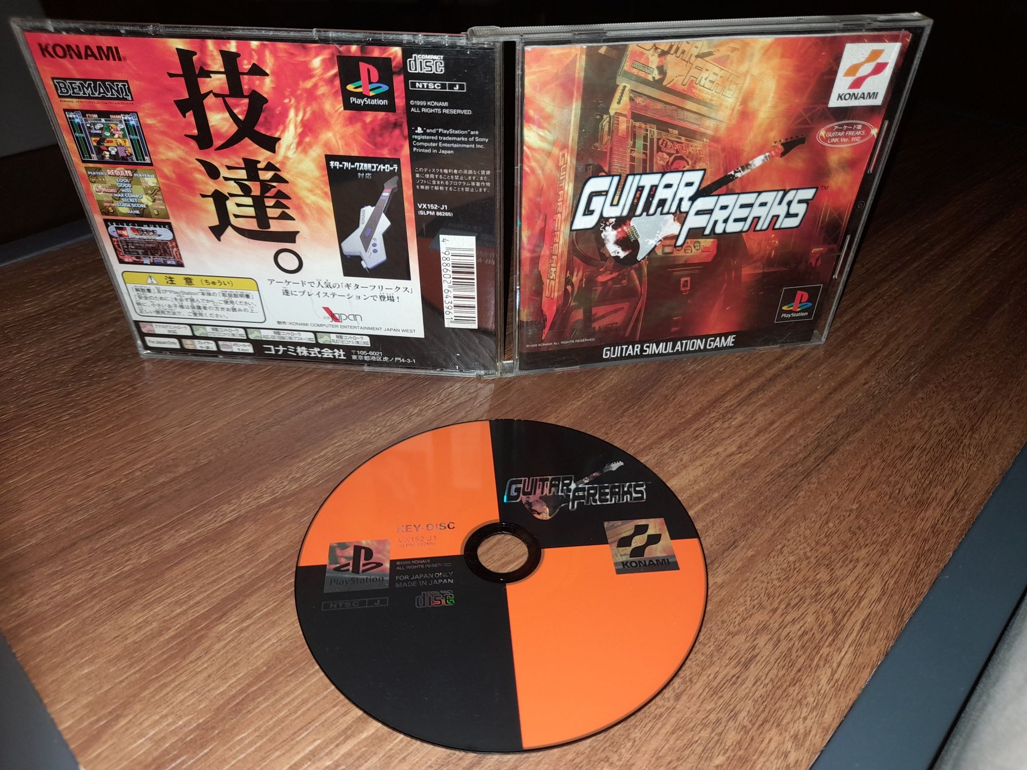 Guitar freaks playstation ps1 psx retro ntsc j kolekcjonerski stan